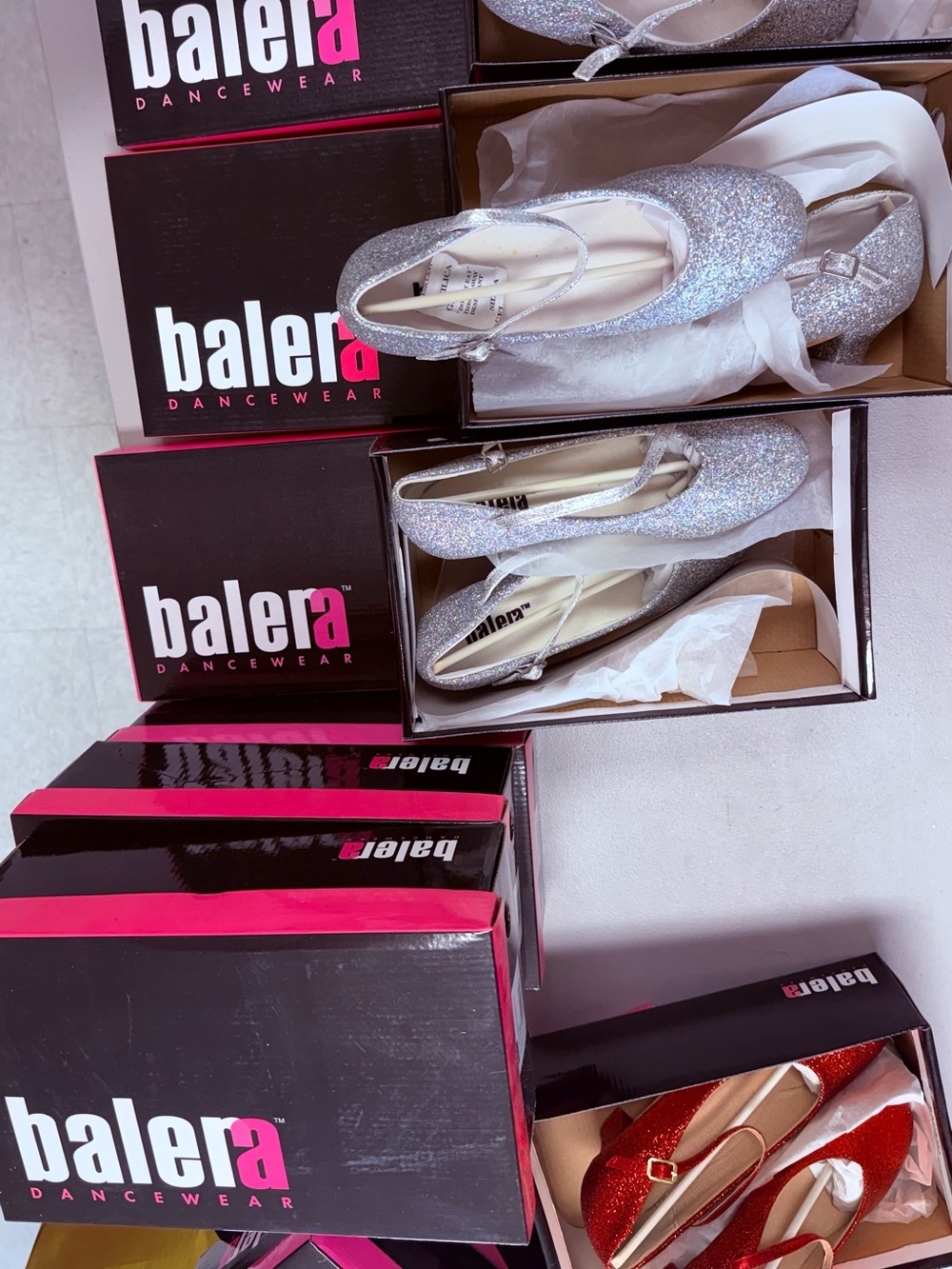 balera Silver Glitter Character Shoes